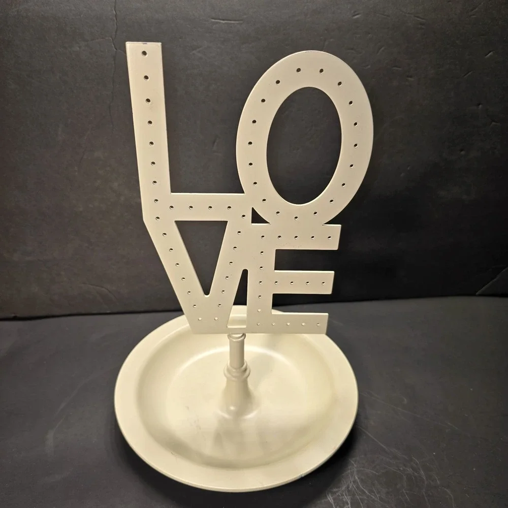 Pottery Barn Teen Elle Lacquer Earring Holder Ivory Color